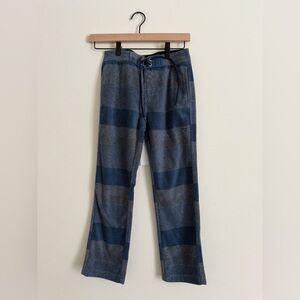 VISSLA youth plaid flannel Pants